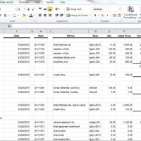 Exporting quickbooks in excel