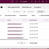 Organized sample contacts and pipelines 