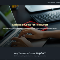 SnipEarn - microtask platform
