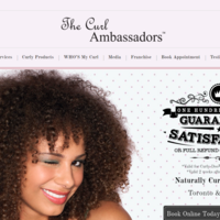 WordPress - https://www.curlambassadors.ca/