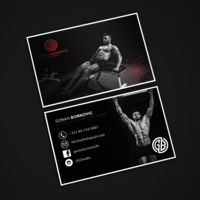 Business Card Design, Goran Borkovic, Lift 2 Live Fit 