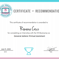 General Admin Interns Certificate 