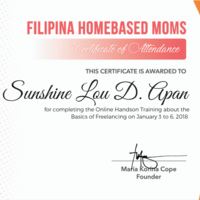 Basic of Freelancing Certificates