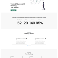 Conpany Landing Page