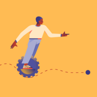 Conceptual Illustration - Process & Flow