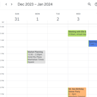 Calendar Management