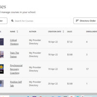 Upload and setup online course on teachable