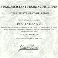 In- Depth Training Virtual Assistant