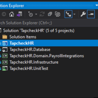 Tapcheck Project solution screenshot