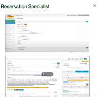 Reservation support using guesty