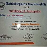 Participation in Presentation Competition