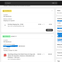 Modifying Customer address on Shopify per customer request.