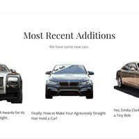 Auto dealer sample3: Home page (3)