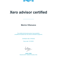 XERO CERTIFICATION