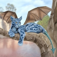 Phantasy creature-realistic drawing