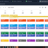 Calendar management with Google calendar