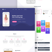 Motion - App Landing Template