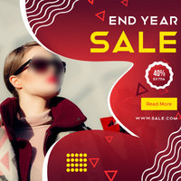 End Year Sale Social Media Post