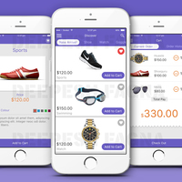 iPhone app UI