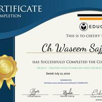 Certificate on Excel