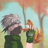 Naruto-Comix style drawing