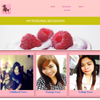 My Personal Web page Design