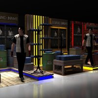 Jeans Retail Designs Industrial Concepts