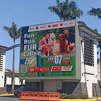 Event poster on a digital billboard on Alabang Mall