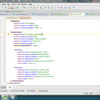 Layout for a single item of the list