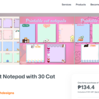 Notepad Cat Theme