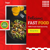 Delicious And Tasty Fast Food Instagram Post