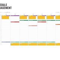 Organized schedule on Google Calendar.