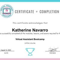 VA Course Completion Certificate