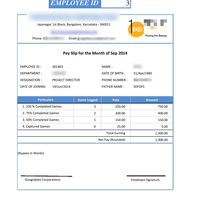 Payslip Template