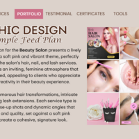 Graphic Design for Beauty Salon