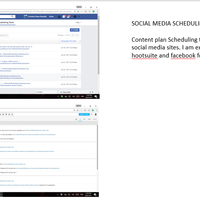Social Media Scheduling of Post