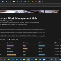 Virtual Assistant Work Management Work Hub.
