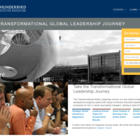 Thunderbird School of Management Landing Page