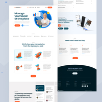 Clear UX for Marketing Pro social media platform