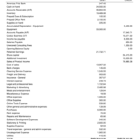 Trial Balance Sample