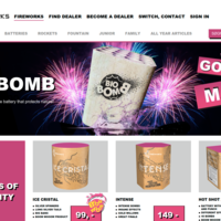 Custom store for selling fireworks