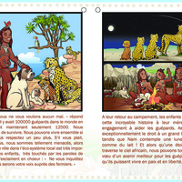 Leaflet layout and illustration