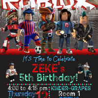 Birthday card invitation created using Photoshop