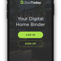 Landing screen of a mobile app built with Flutter