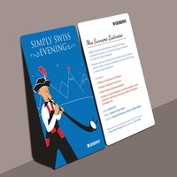 Simply Swiss Evening Invite Card