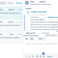 Customer Reached out on Hubspot