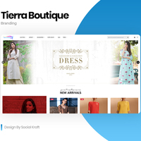 E-commerce Clothes Website - Tierra Boutique