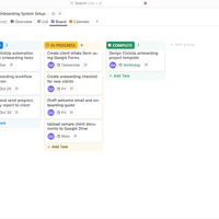 Task Management on ClickUp