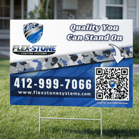 A lawn sign to boost neighborhood visibility