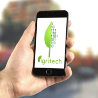 Logo design for the imaginary Agritech - a tech company